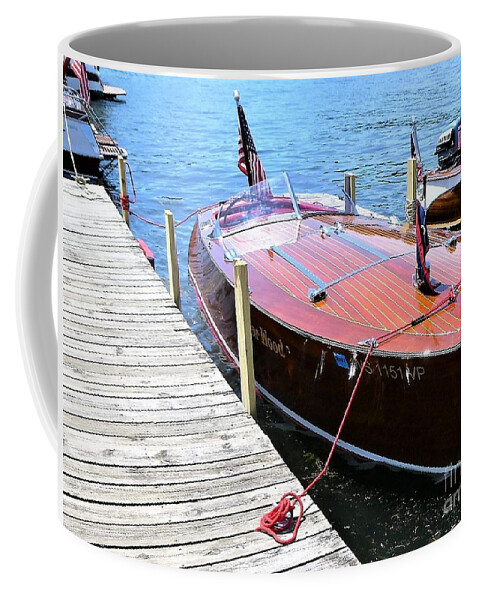 Boat Coffee Mug featuring the photograph Gentleman's Racer by Neil Zimmerman
