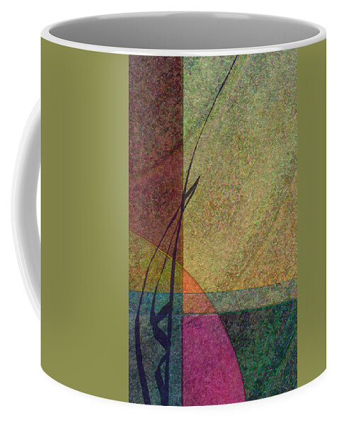 Abstract Coffee Mug featuring the digital art Geo by Gordon Beck
