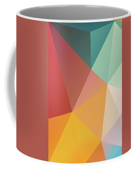 Coffee Mug featuring the digital art Geometric XXIX by Ultra Pop