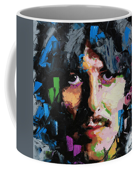 George Harrison Coffee Mug featuring the painting George Harrison by Richard Day