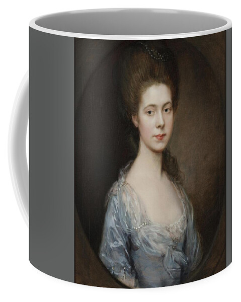 Thomas Gainsborough English 1727 - 1788 Mrs. George Oswald Coffee Mug featuring the painting George Oswald by Thomas