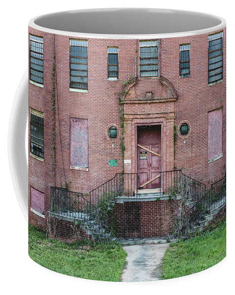 Abandoned Coffee Mug featuring the photograph Georgia State Hospital by Kim Hojnacki