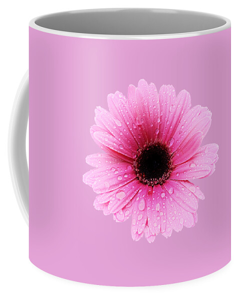 Flower Coffee Mug featuring the photograph Gerbera Pink - Daisy by MTBobbins Photography