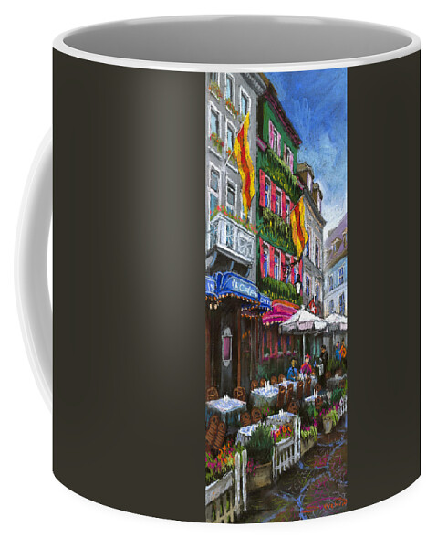Pastel Coffee Mug featuring the painting Germany Baden-Baden 10 by Yuriy Shevchuk