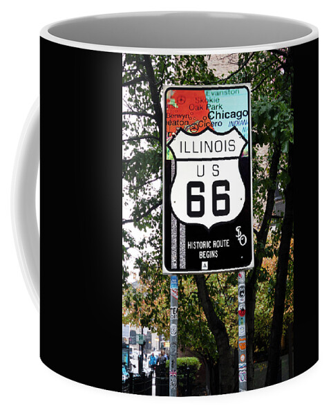 Route 66 Coffee Mug featuring the photograph Get Your Kicks by Patty Colabuono