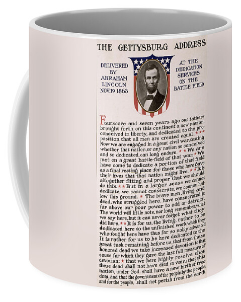gettysburg Address Coffee Mug featuring the photograph Gettysburg Address by International Images