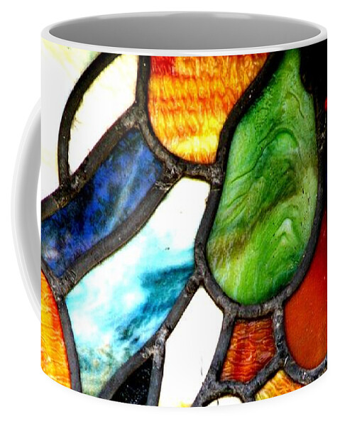 Stained Glass Coffee Mug featuring the photograph Gettysburg College Chapel Window by Angela Davies