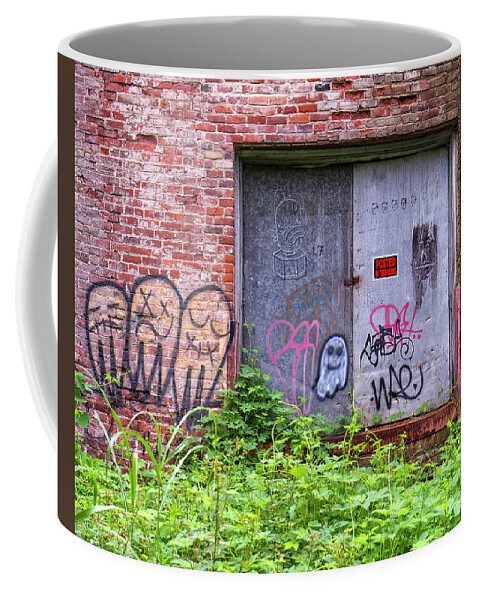 Graffiti Coffee Mug featuring the photograph Ghosts by Alan Raasch