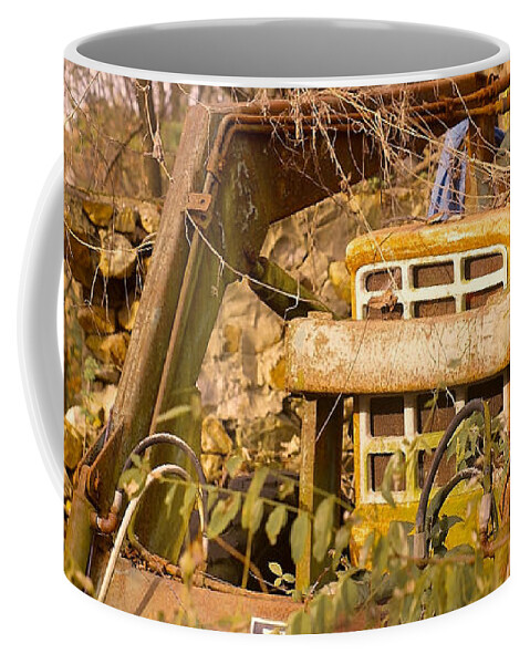 Ghosts Of Farmers Past Coffee Mug featuring the photograph Ghosts of Farmers Past by Susan Maxwell Schmidt