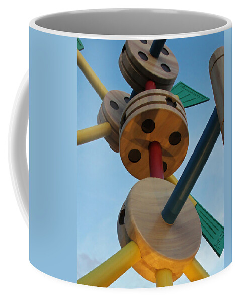 Tinker Toys Coffee Mug featuring the photograph Giant Tinker Toys by Jackson Pearson