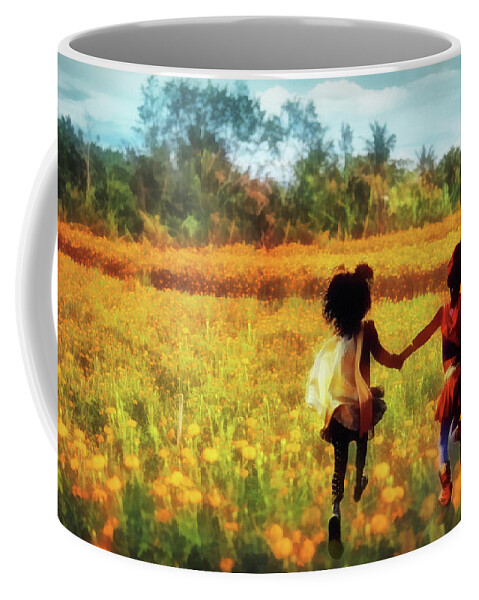 Field Coffee Mug featuring the photograph Gia's Field of Dreams by Joseph Hollingsworth