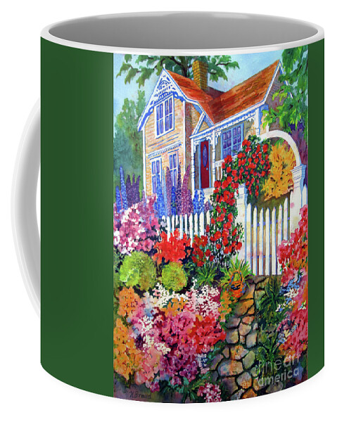 Gingerbread In Bloom Coffee Mug featuring the painting Gingerbread in Bloom by Kathy Braud
