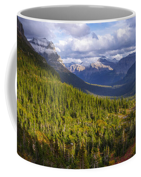Glacier Storm Coffee Mug featuring the photograph Glacier Storm by Chad Dutson
