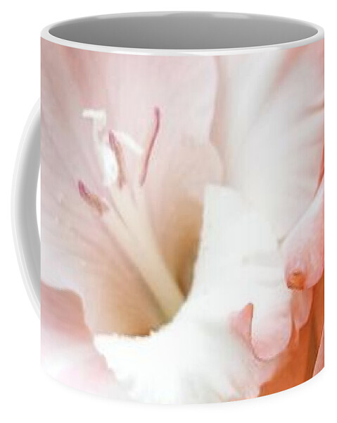 Flower Coffee Mug featuring the photograph Gladiolus Ruffles by Rachel Hannah