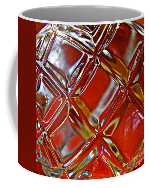 Glass Coffee Mug featuring the photograph Glass Abstract 788 by Sarah Loft