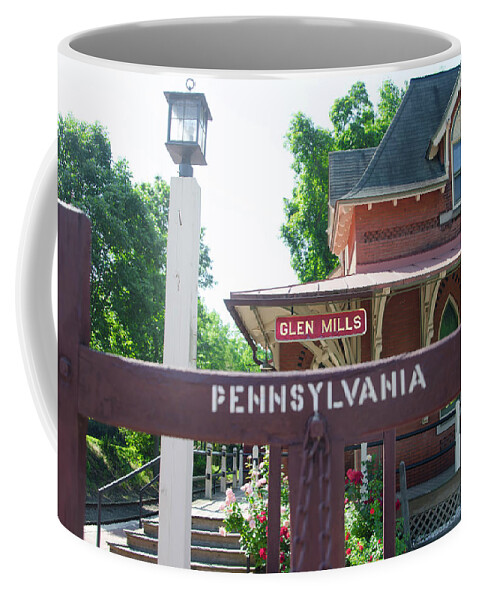 Glen Coffee Mug featuring the photograph Glen Mills Pennsylvania by Bill Cannon