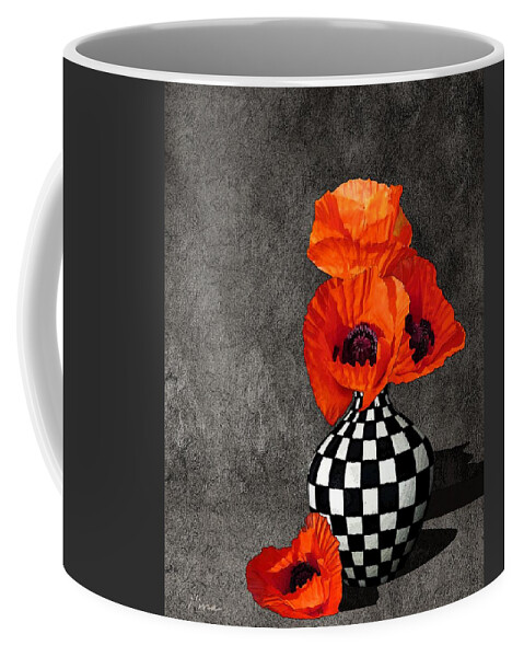 Glorious Poppies Coffee Mug featuring the photograph Glorious Poppies by I'ina Van Lawick