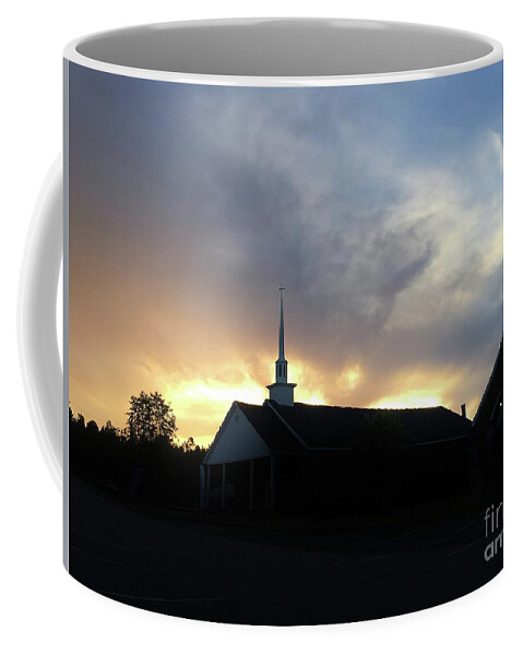 God Coffee Mug featuring the photograph Glory To God Sunset by Matthew Seufer