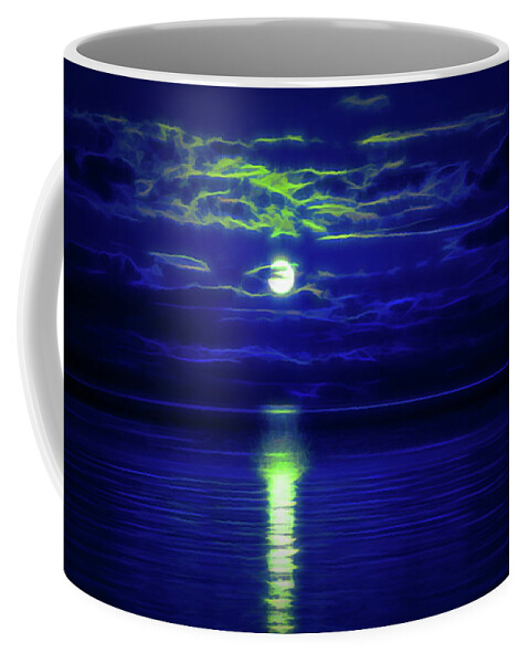 Sunset Coffee Mug featuring the photograph Glow in the Dark Amazing Sunset by Aimee L Maher ALM GALLERY
