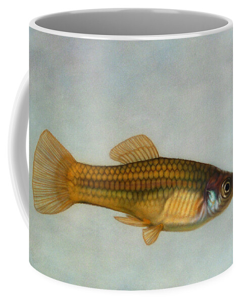 Fish Coffee Mug featuring the painting Go Fish by James W Johnson