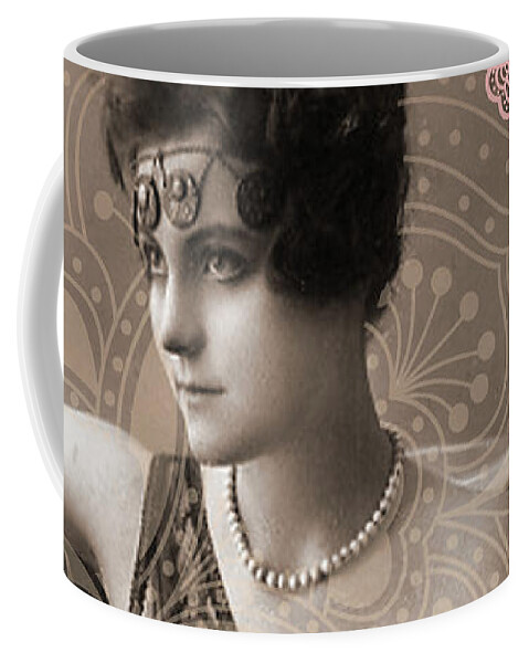 Nostalgic Seduction Coffee Mug featuring the photograph Nostalgic Seduction Goddess by Chris Andruskiewicz