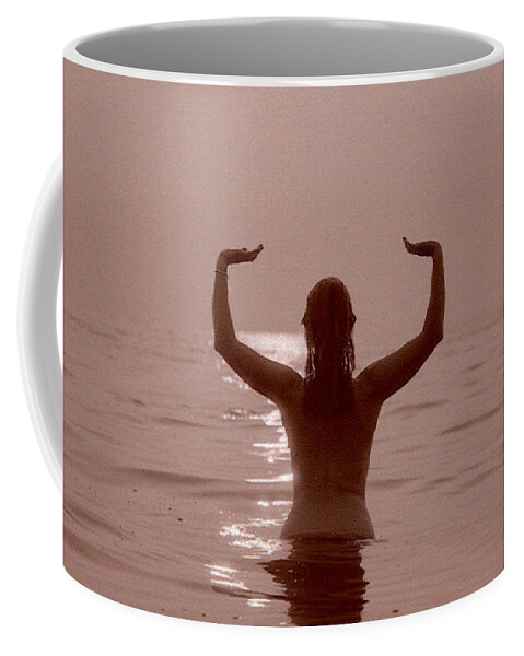 Nude Coffee Mug featuring the photograph Goddess by DArcy Evans