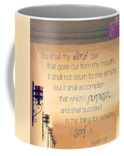 Power Coffee Mug featuring the photograph God's Word Has #creative #power by LIFT Women's Ministry designs --by Julie Hurttgam