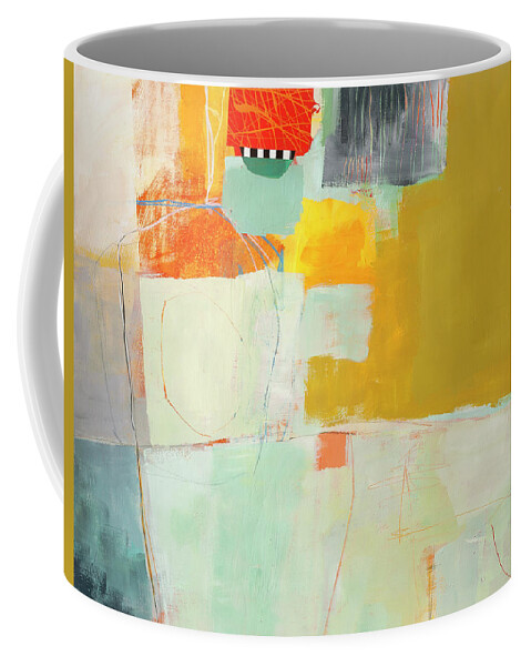 Jane Davies Coffee Mug featuring the painting Going Around in Circles by Jane Davies