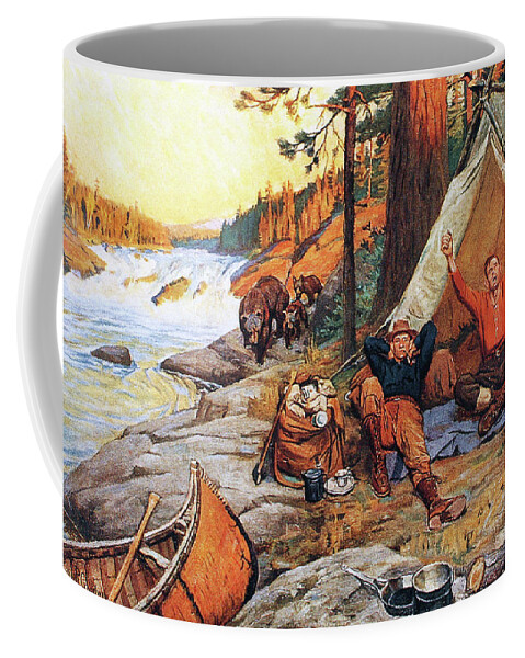 Outdoor Coffee Mug featuring the painting Going Good by Philip R Goodwin