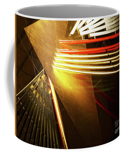 Abstract Coffee Mug featuring the photograph Golden Abstract by Kelly Holm