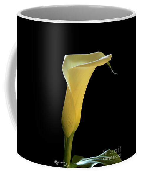 Flora Coffee Mug featuring the photograph Golden Chalice by Mariarosa Rockefeller