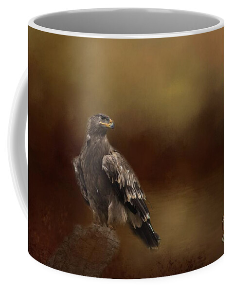Golden Eagle Coffee Mug featuring the photograph Golden Eagle by Eva Lechner