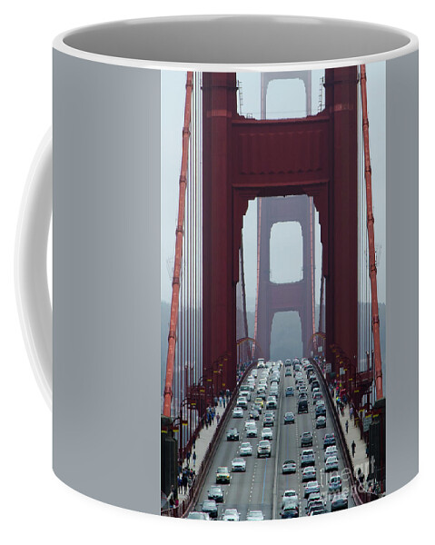 San Francisco Coffee Mug featuring the photograph Golden Gate Bridge, San Francisco by Andy Myatt
