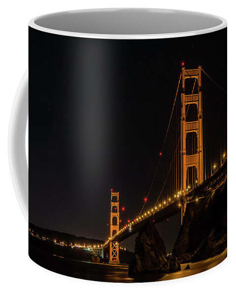 America Coffee Mug featuring the photograph Golden Gate Bridge 1 by Teresa Wilson