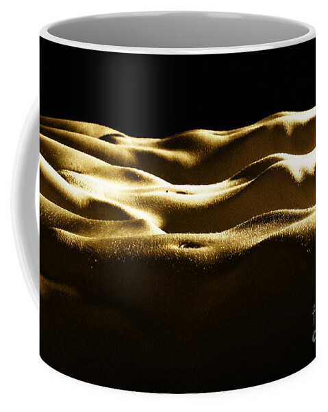 Artistic Coffee Mug featuring the photograph Golden oasis by Robert WK Clark