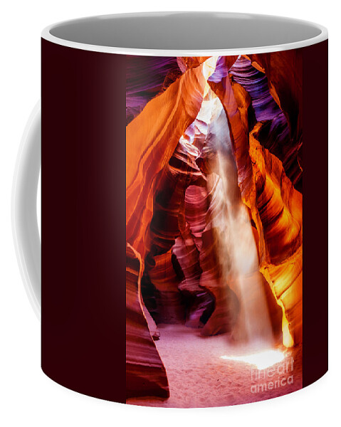 Nature Photography Coffee Mug featuring the photograph Golden Pillars by Az Jackson