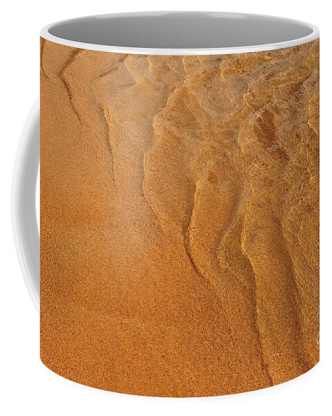 Water Coffee Mug featuring the photograph Golden Ripple by Sandra Sigfusson