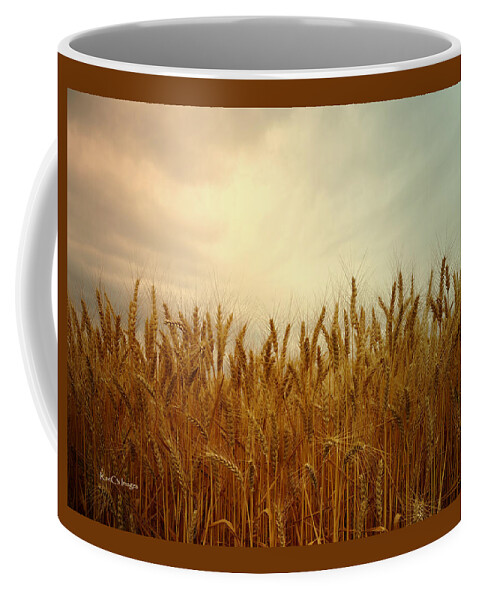 Wheat Coffee Mug featuring the photograph Golden Wheat by Kae Cheatham