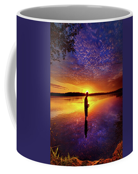 Rural Coffee Mug featuring the photograph Gone Fishing by Phil Koch