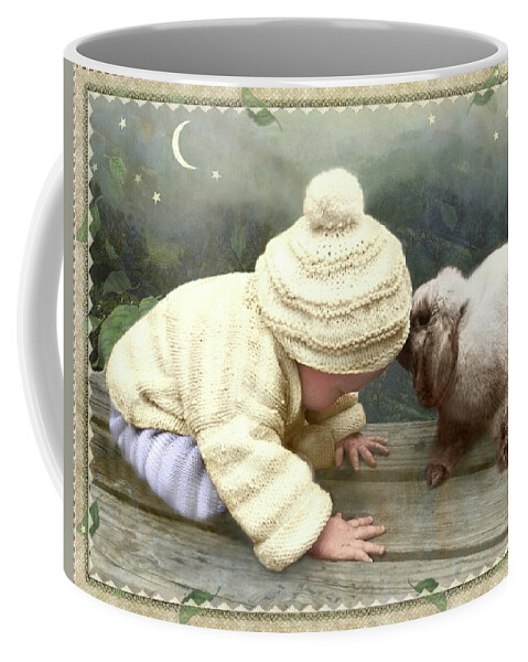  Coffee Mug featuring the photograph Goodnight Bunny by Adele Aron Greenspun