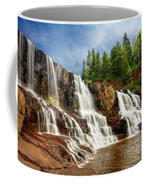 Minnesota Coffee Mug featuring the photograph Gooseberry Falls by Rikk Flohr