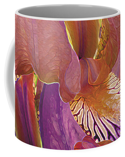 Flower Coffee Mug featuring the digital art Gossameera 8 by Lynda Lehmann