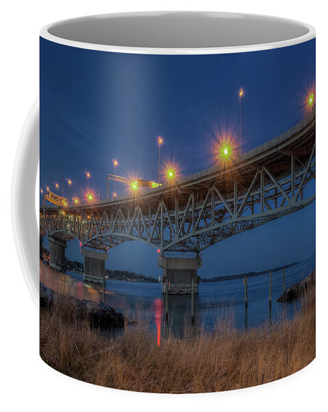 Bridge Coffee Mug featuring the photograph G.P. Coleman Bridge by Jerry Gammon