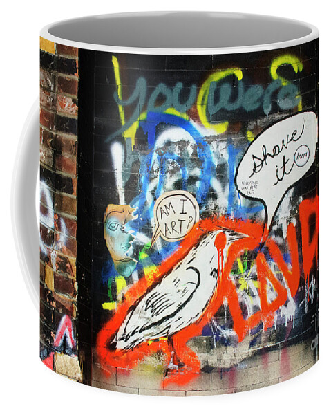 Graffiti Coffee Mug featuring the photograph Graffiti 1 by Bob Christopher