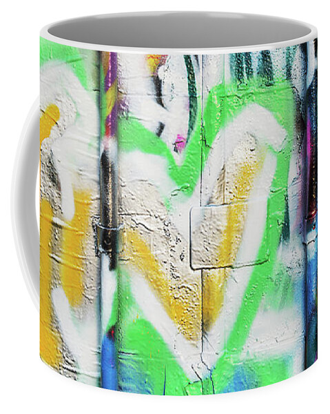 Graffiti Coffee Mug featuring the photograph Graffiti 2 by Delphimages Photo Creations