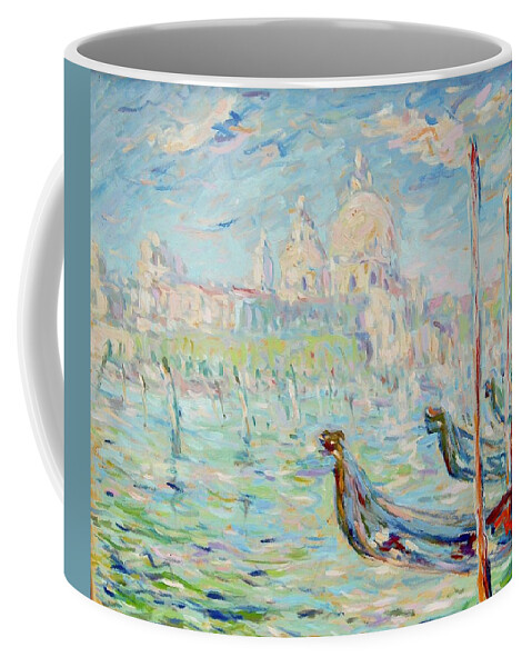 Pierre Van Dijk Coffee Mug featuring the painting Grand Canal VENICE by Pierre Dijk
