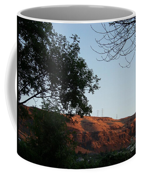 Grand Coulee Coffee Mug featuring the photograph Grand Coulee at Sunset by Charles Robinson