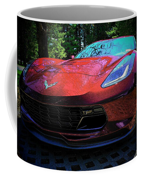Automobiles Coffee Mug featuring the photograph Grand Sport 2017 Frontal by John Schneider