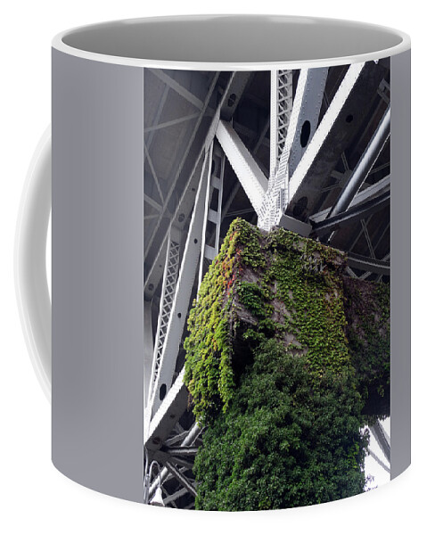 Granville Street Bridge Coffee Mug featuring the photograph Granville Street Bridge Ivy by David T Wilkinson