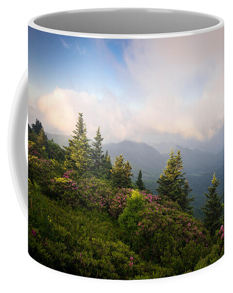 Photography Coffee Mug featuring the photograph Grassy Ridge Rhododendron Bloom by Serge Skiba